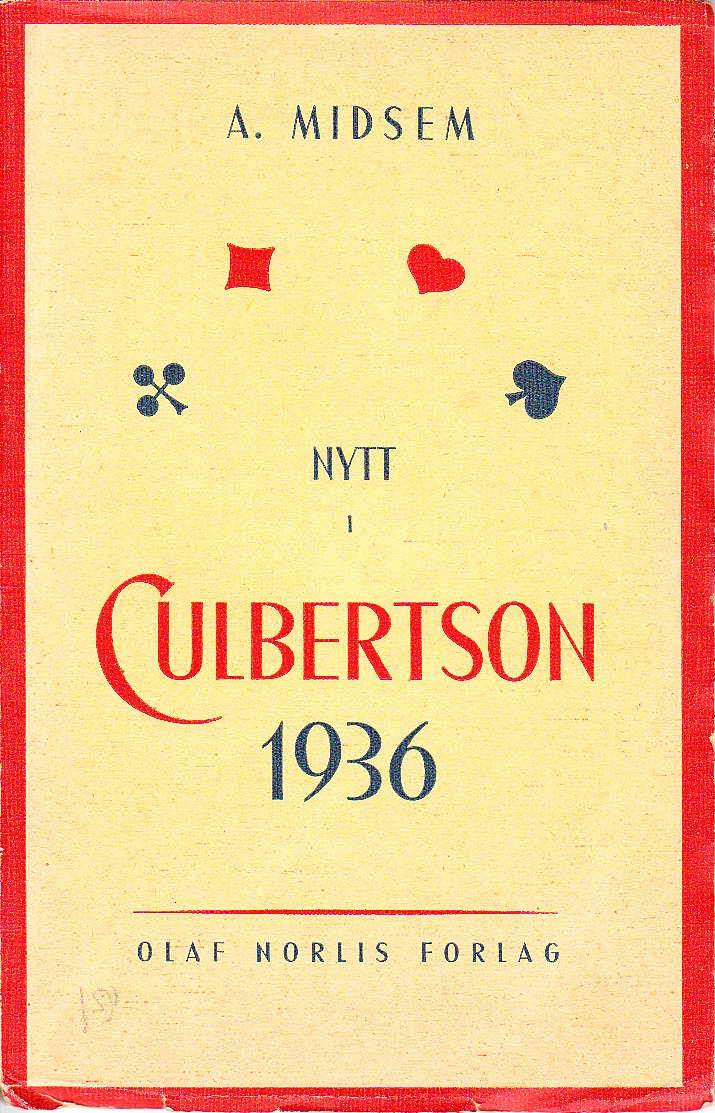 Nytt i Culbertson 1936