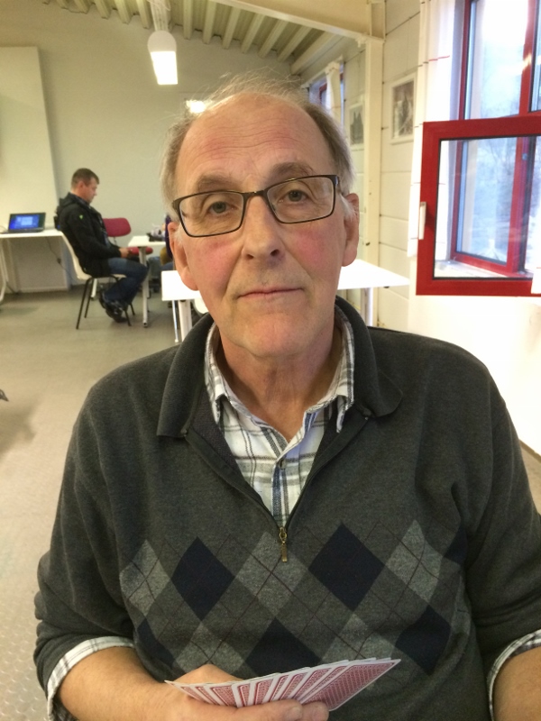 Ulf Lien og Asbjørn Paulsen tok første stikk i klubbmesterskapet 2016.