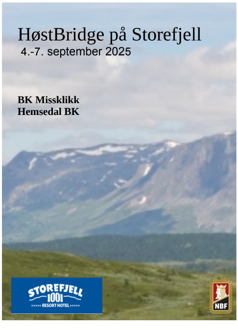 Høstbridge på Storefjell 2025 - brosjyre