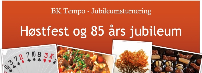 Høstfest og 85årsjubileum Lørdag 20 oktober