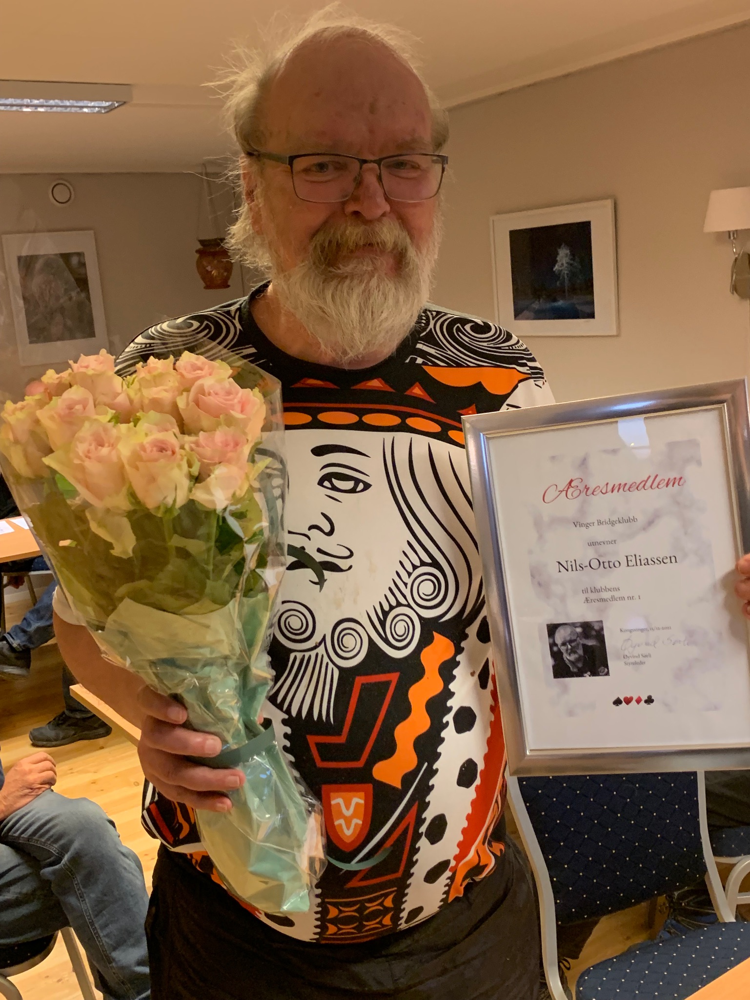 Årsmøte avholdt og Nils-Otto utnevnt til æresmedlem! 