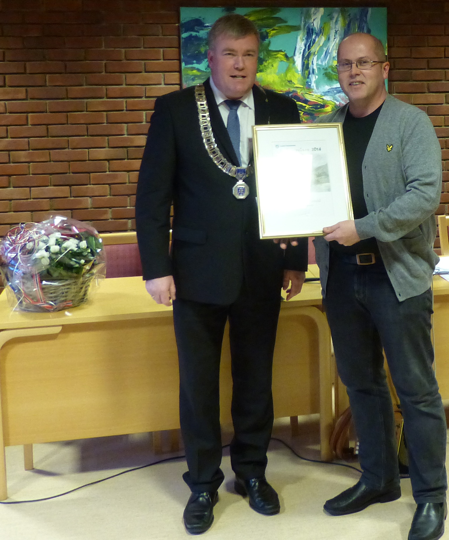 Arve B og Hans vann suverent Gløggbridgen... 10!! bord, og årets trivlegaste turnering